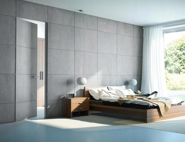 Drzwi ukryte w betonie