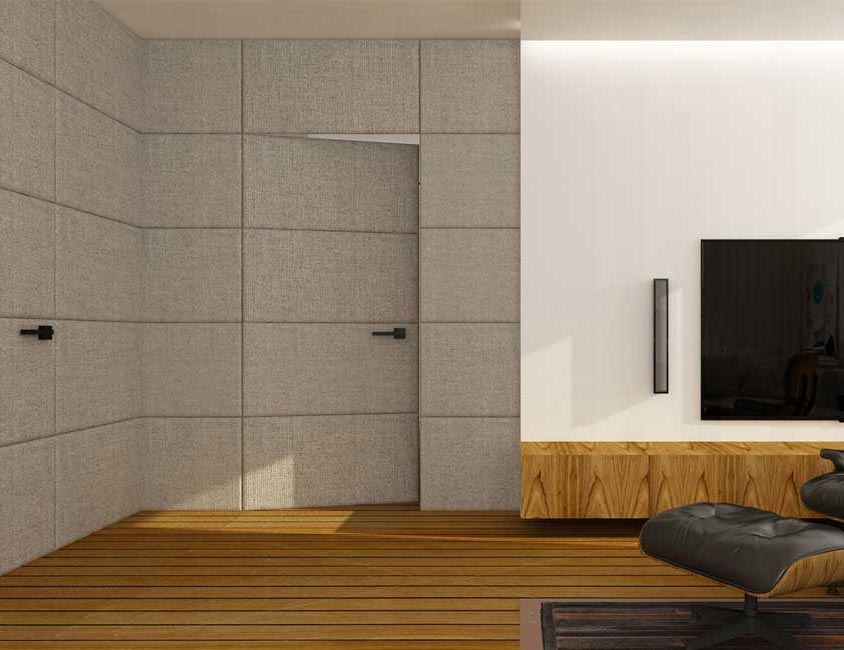 Drzwi ukryte w tapecie