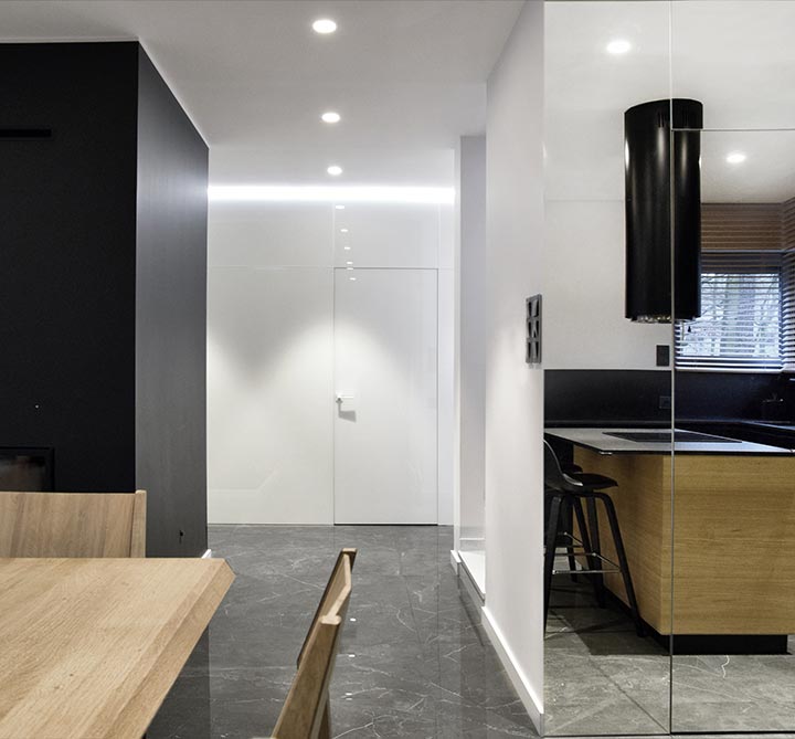 Drzwi ukryte - realizacje